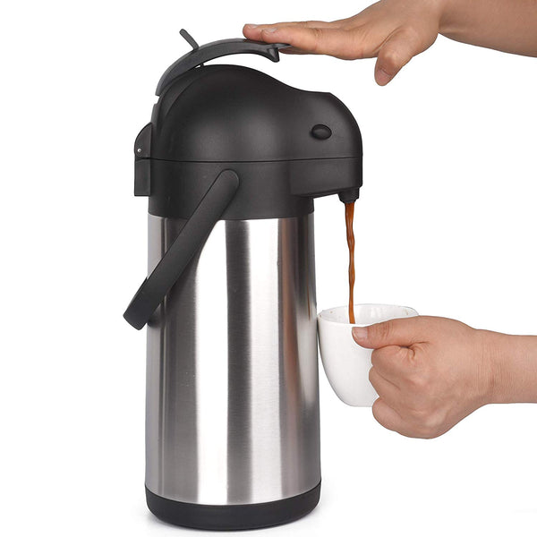 Cresimo 101 Oz (3L) Airpot Thermal Coffee Carafe and Coffee Server/Lever  Action/Stainless Steel - Appliances - Spring Valley, Nevada, Facebook  Marketplace